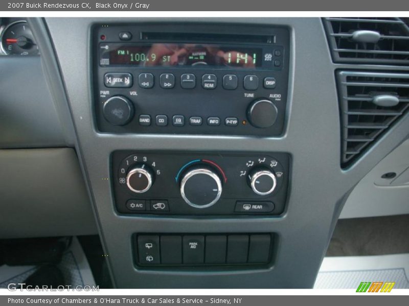 Black Onyx / Gray 2007 Buick Rendezvous CX