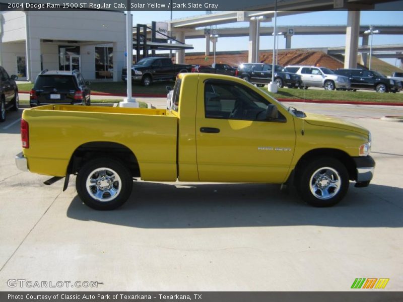 Solar Yellow / Dark Slate Gray 2004 Dodge Ram 1500 ST Regular Cab