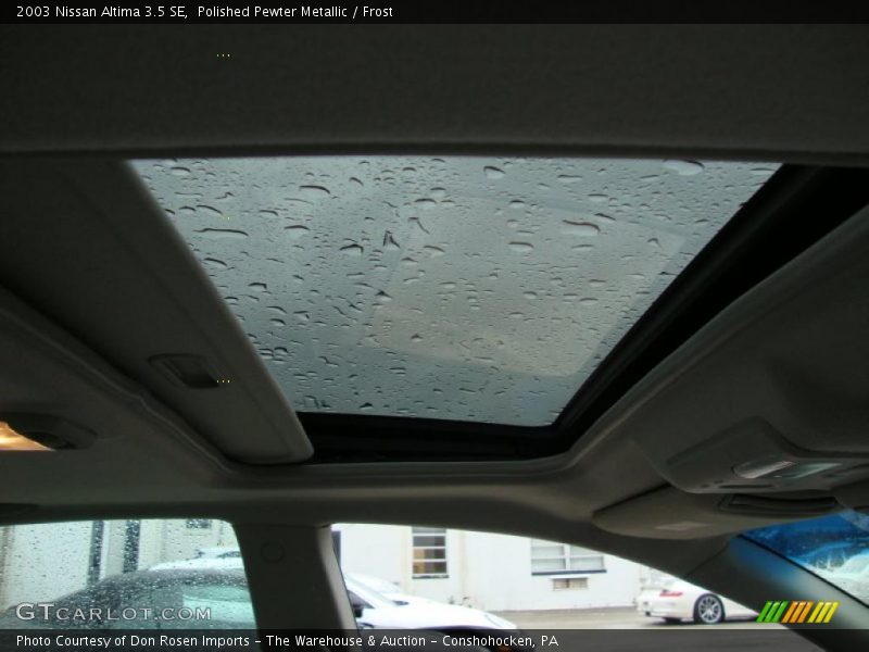 Sunroof of 2003 Altima 3.5 SE