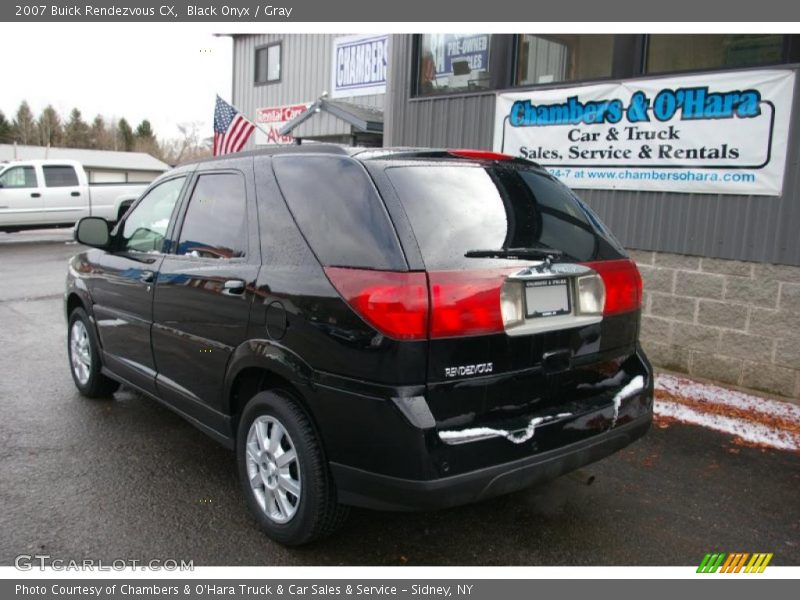 Black Onyx / Gray 2007 Buick Rendezvous CX