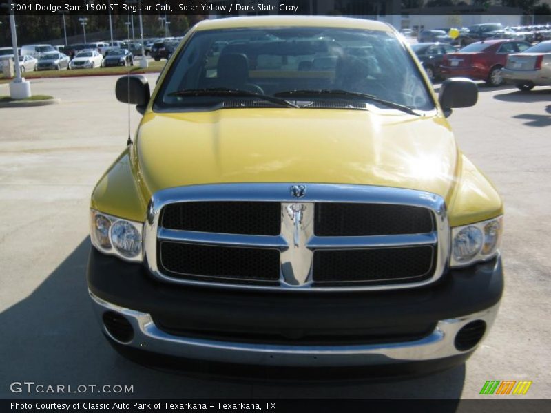Solar Yellow / Dark Slate Gray 2004 Dodge Ram 1500 ST Regular Cab