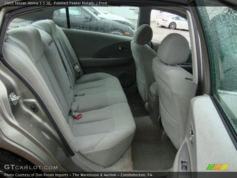  2003 Altima 3.5 SE Frost Interior