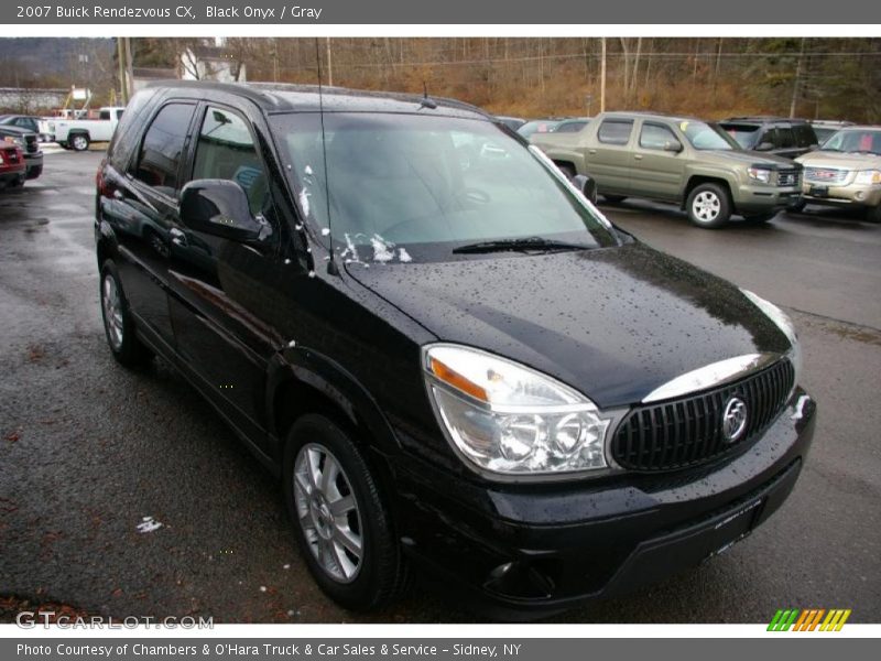 Black Onyx / Gray 2007 Buick Rendezvous CX