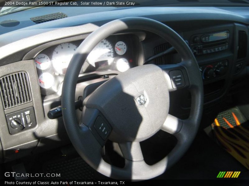 Solar Yellow / Dark Slate Gray 2004 Dodge Ram 1500 ST Regular Cab