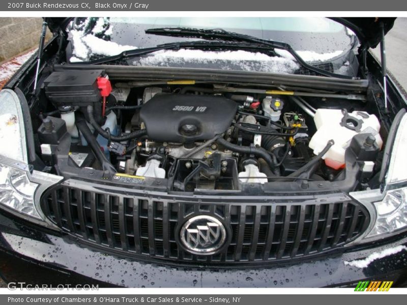 Black Onyx / Gray 2007 Buick Rendezvous CX