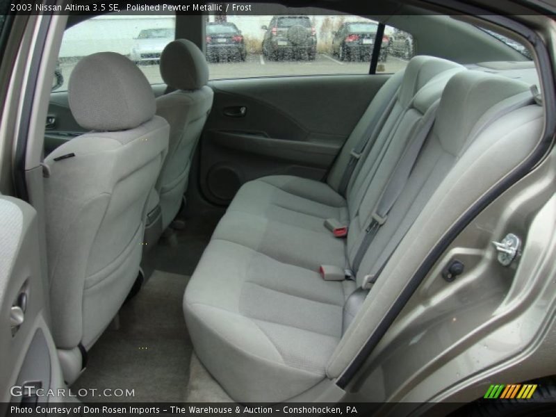  2003 Altima 3.5 SE Frost Interior