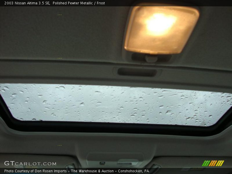 Polished Pewter Metallic / Frost 2003 Nissan Altima 3.5 SE