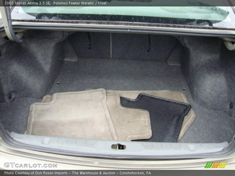  2003 Altima 3.5 SE Trunk