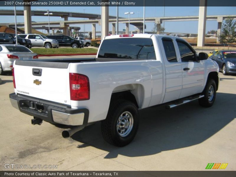 Summit White / Ebony 2007 Chevrolet Silverado 2500HD LT Extended Cab