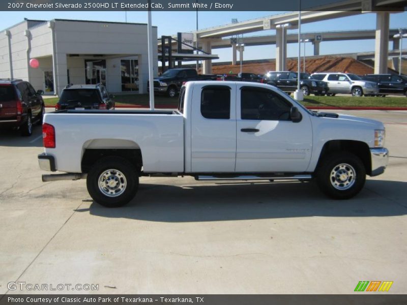 Summit White / Ebony 2007 Chevrolet Silverado 2500HD LT Extended Cab