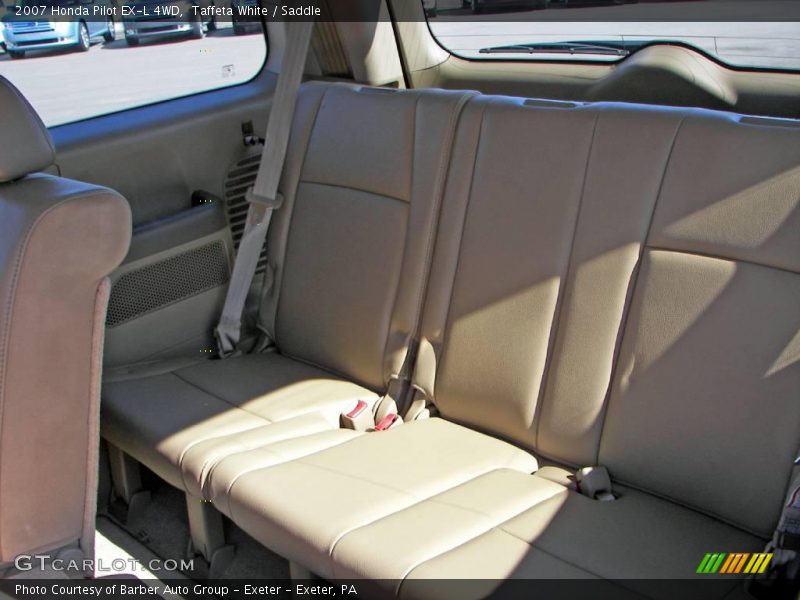Taffeta White / Saddle 2007 Honda Pilot EX-L 4WD