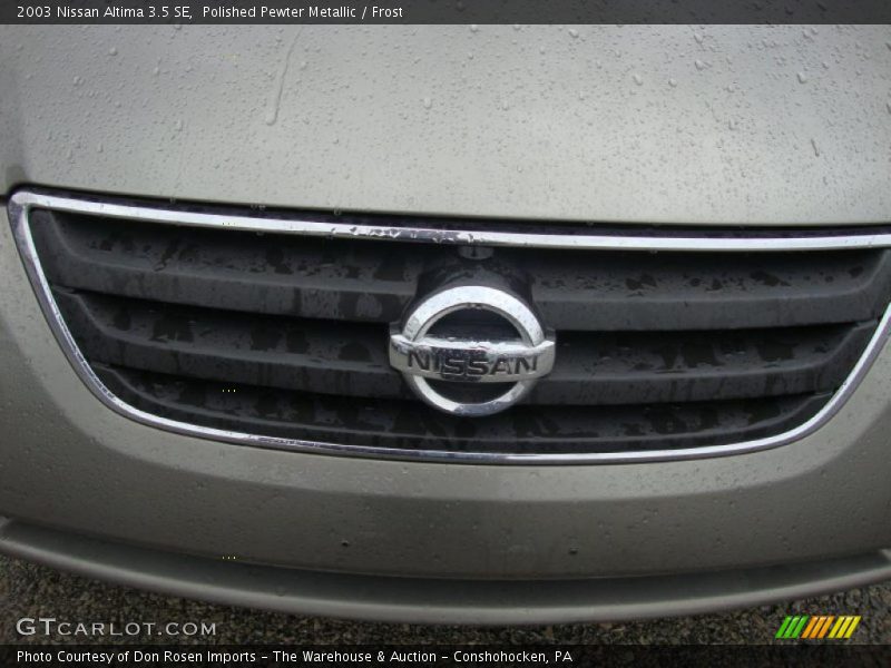 Polished Pewter Metallic / Frost 2003 Nissan Altima 3.5 SE