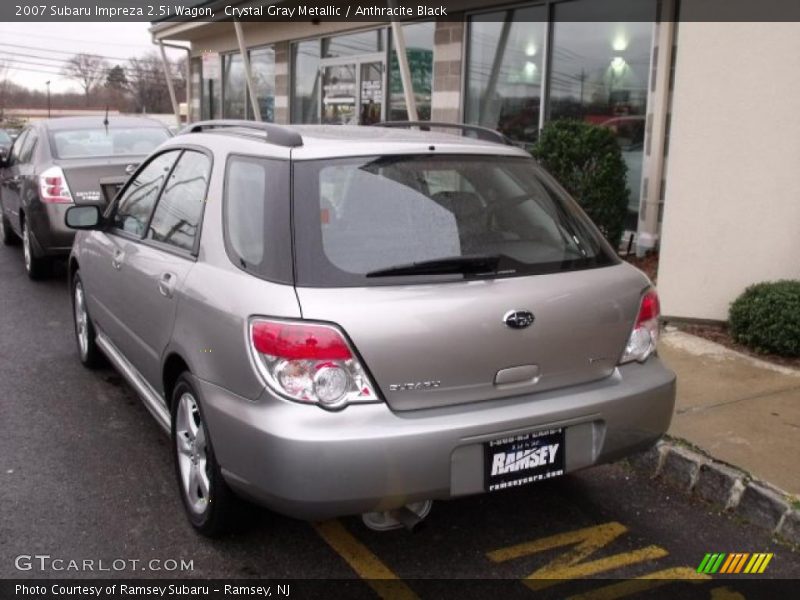 Crystal Gray Metallic / Anthracite Black 2007 Subaru Impreza 2.5i Wagon