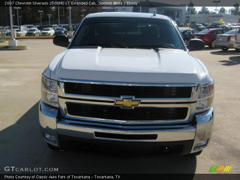 Summit White / Ebony 2007 Chevrolet Silverado 2500HD LT Extended Cab