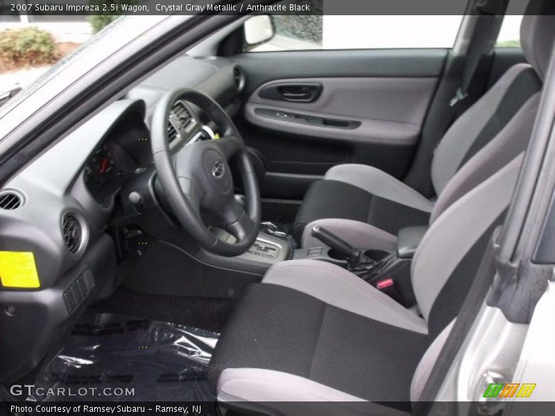 Crystal Gray Metallic / Anthracite Black 2007 Subaru Impreza 2.5i Wagon