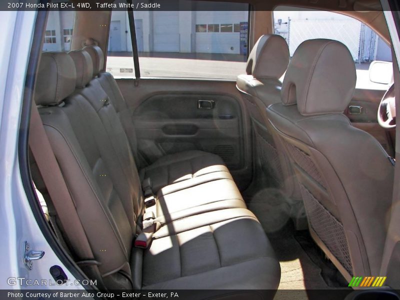 Taffeta White / Saddle 2007 Honda Pilot EX-L 4WD