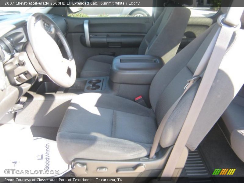 Summit White / Ebony 2007 Chevrolet Silverado 2500HD LT Extended Cab