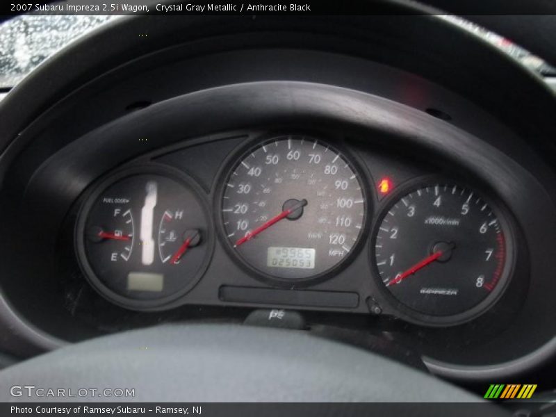 Crystal Gray Metallic / Anthracite Black 2007 Subaru Impreza 2.5i Wagon