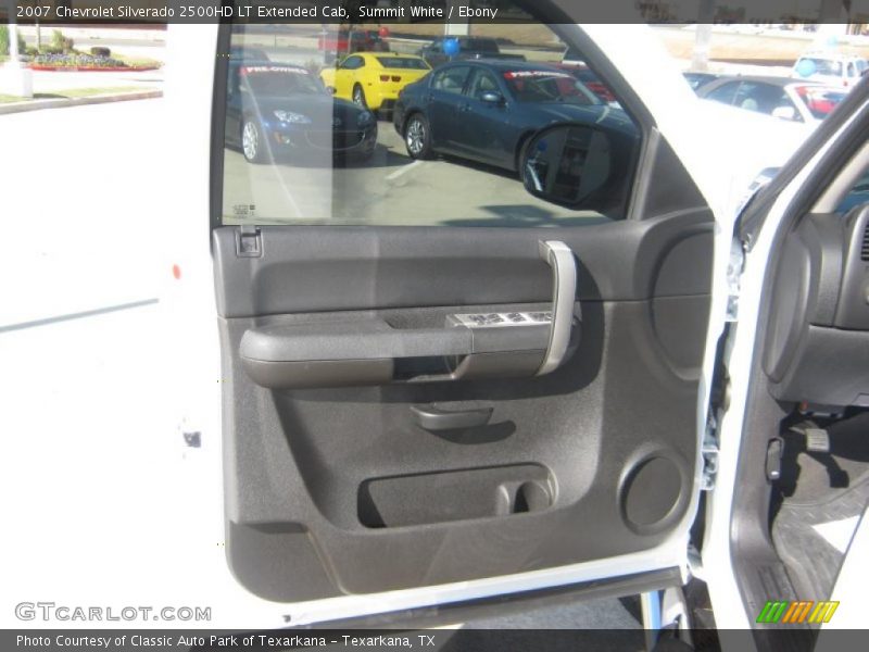 Summit White / Ebony 2007 Chevrolet Silverado 2500HD LT Extended Cab