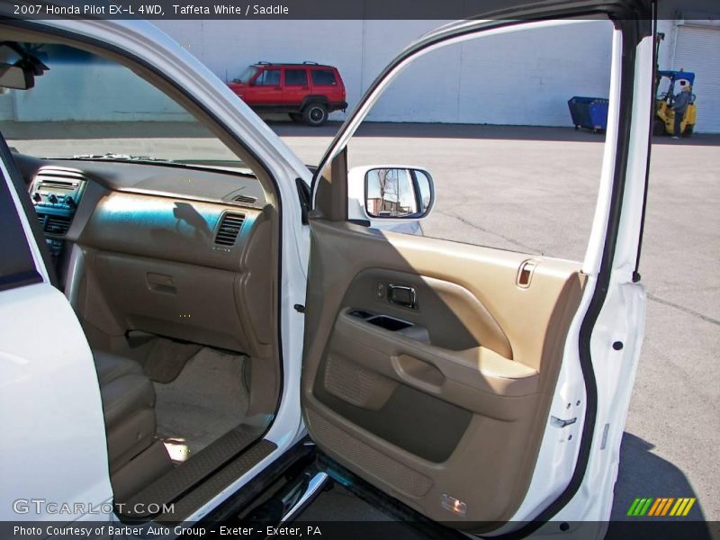 Taffeta White / Saddle 2007 Honda Pilot EX-L 4WD
