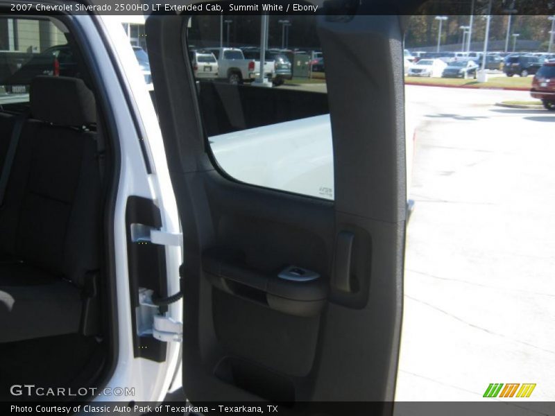 Summit White / Ebony 2007 Chevrolet Silverado 2500HD LT Extended Cab