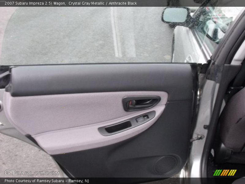 Crystal Gray Metallic / Anthracite Black 2007 Subaru Impreza 2.5i Wagon