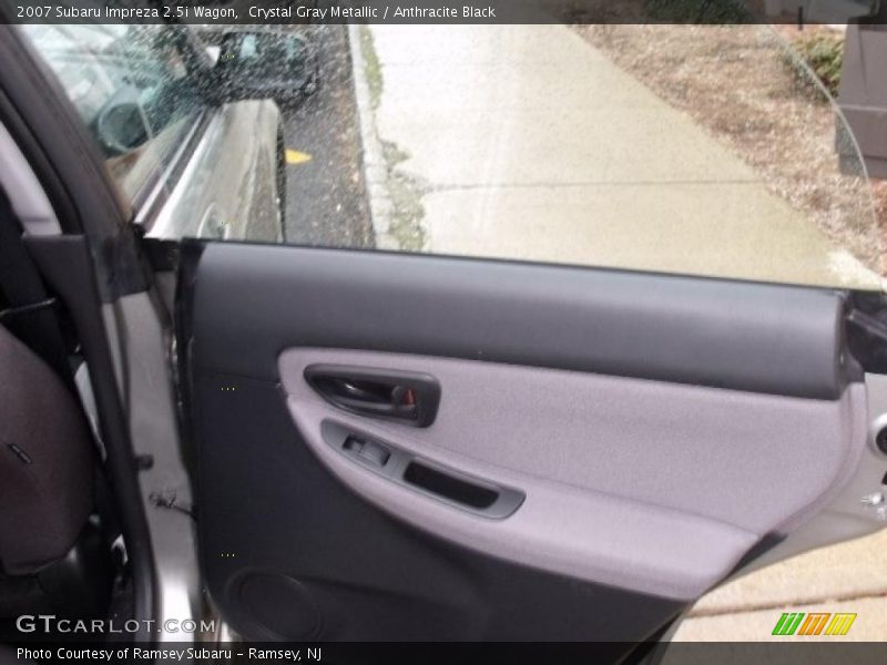 Crystal Gray Metallic / Anthracite Black 2007 Subaru Impreza 2.5i Wagon