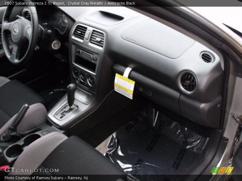 Crystal Gray Metallic / Anthracite Black 2007 Subaru Impreza 2.5i Wagon
