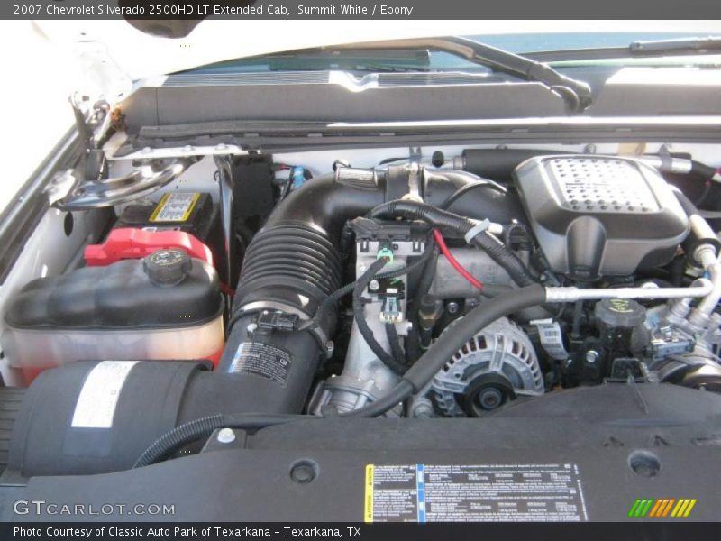 Summit White / Ebony 2007 Chevrolet Silverado 2500HD LT Extended Cab