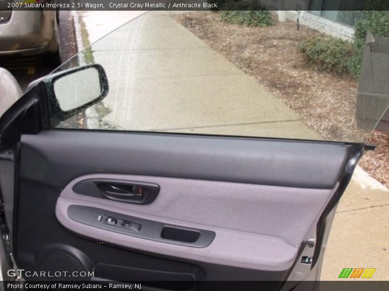 Crystal Gray Metallic / Anthracite Black 2007 Subaru Impreza 2.5i Wagon