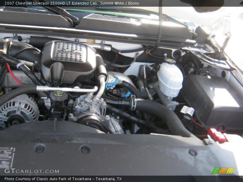 Summit White / Ebony 2007 Chevrolet Silverado 2500HD LT Extended Cab