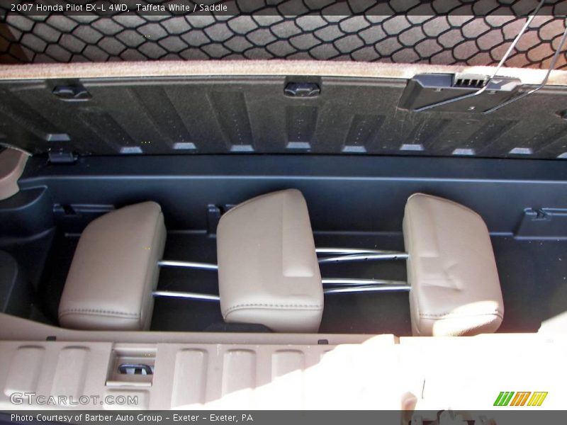 Taffeta White / Saddle 2007 Honda Pilot EX-L 4WD