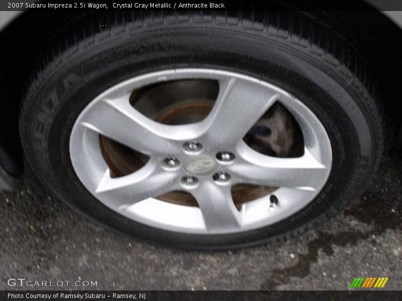 Crystal Gray Metallic / Anthracite Black 2007 Subaru Impreza 2.5i Wagon