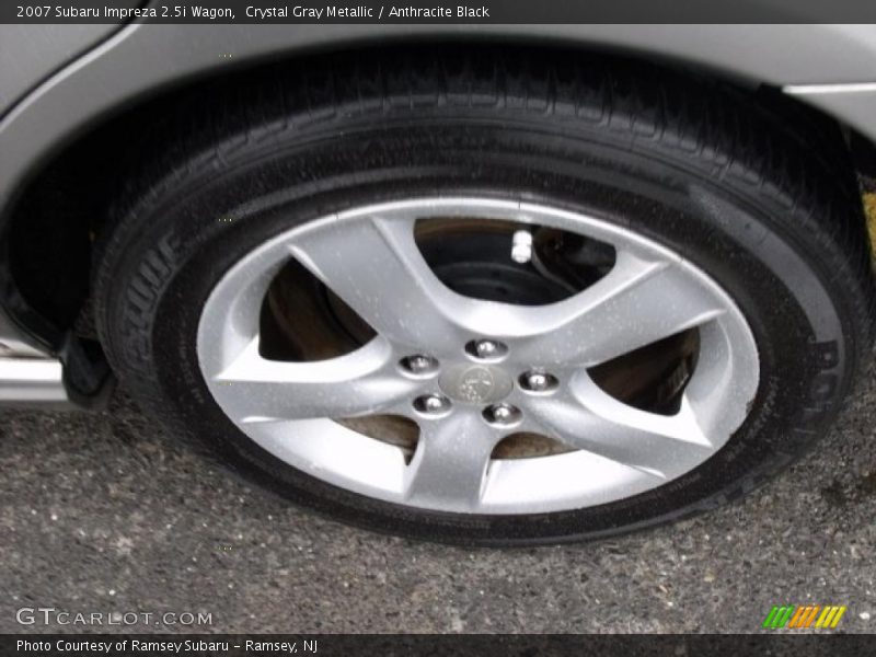 Crystal Gray Metallic / Anthracite Black 2007 Subaru Impreza 2.5i Wagon