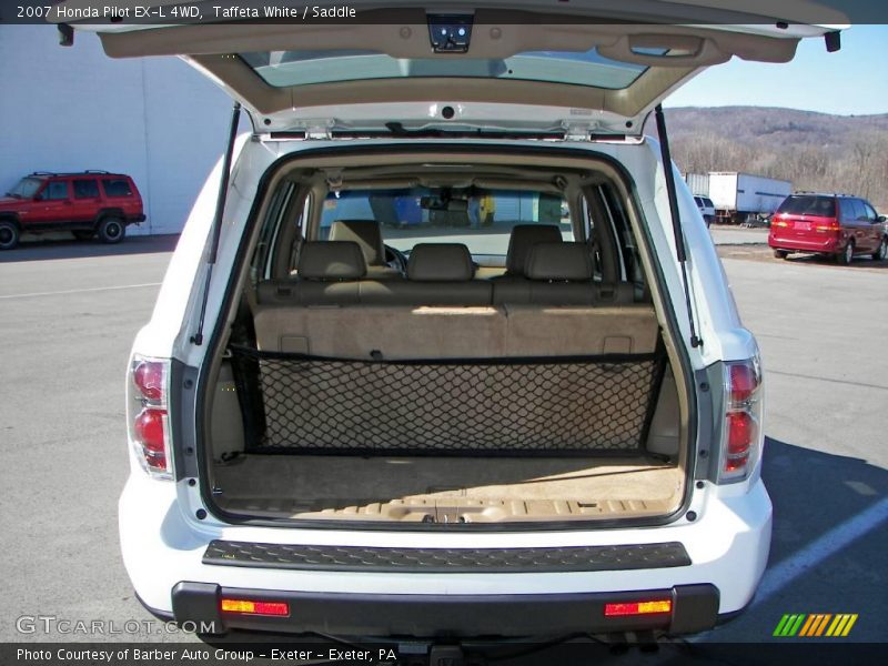 Taffeta White / Saddle 2007 Honda Pilot EX-L 4WD