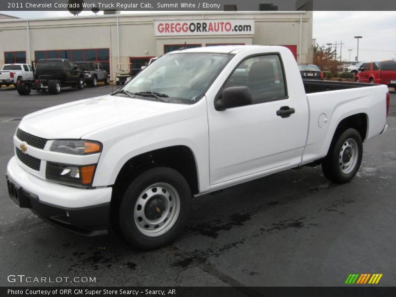Summit White / Ebony 2011 Chevrolet Colorado Work Truck Regular Cab