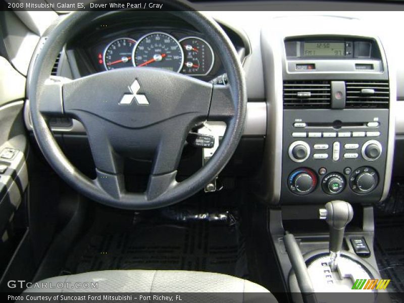 Dover White Pearl / Gray 2008 Mitsubishi Galant ES
