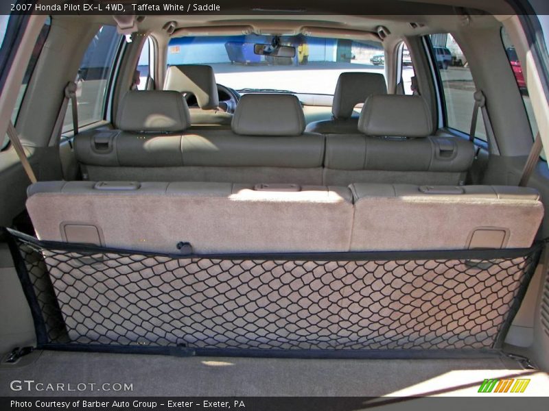 Taffeta White / Saddle 2007 Honda Pilot EX-L 4WD