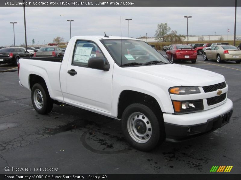 Front 3/4 View of 2011 Colorado Work Truck Regular Cab