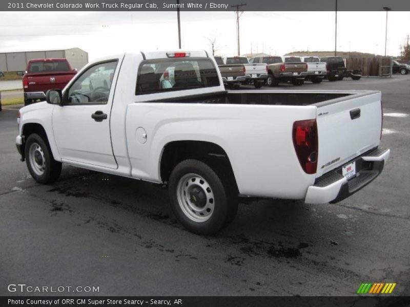 Summit White / Ebony 2011 Chevrolet Colorado Work Truck Regular Cab