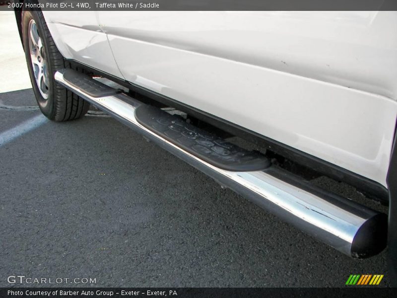 Taffeta White / Saddle 2007 Honda Pilot EX-L 4WD