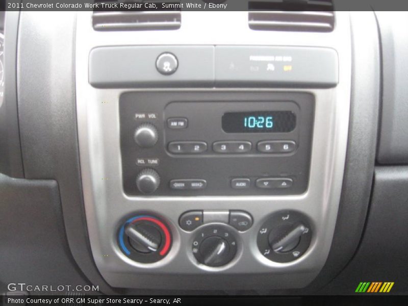 Summit White / Ebony 2011 Chevrolet Colorado Work Truck Regular Cab