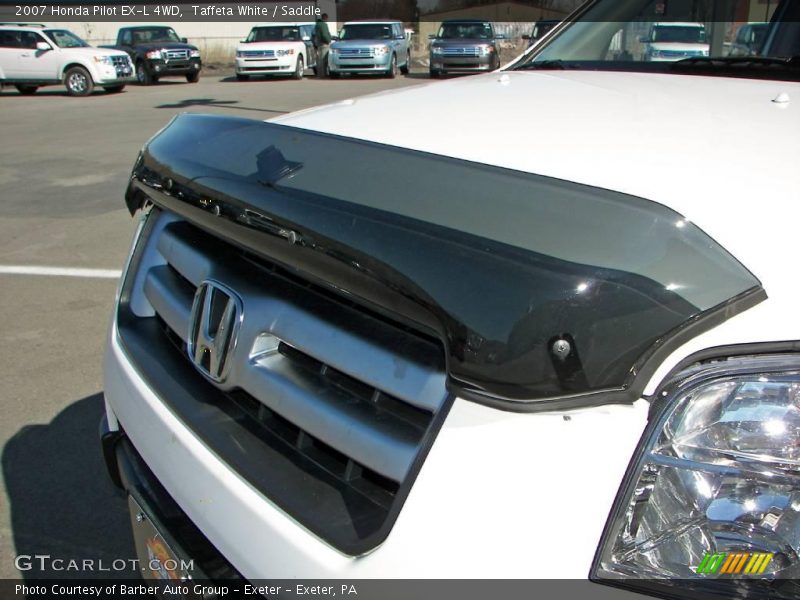 Taffeta White / Saddle 2007 Honda Pilot EX-L 4WD