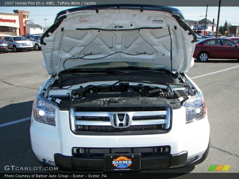 Taffeta White / Saddle 2007 Honda Pilot EX-L 4WD