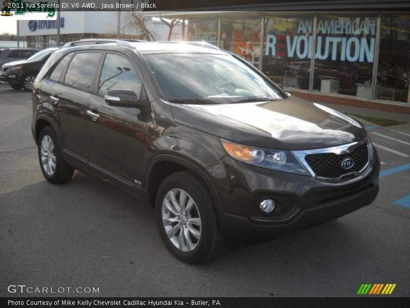 Java Brown / Black 2011 Kia Sorento EX V6 AWD