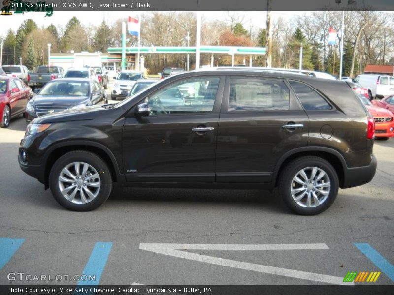 Java Brown / Black 2011 Kia Sorento EX V6 AWD