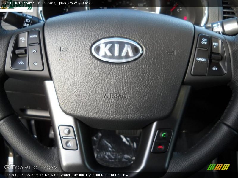Java Brown / Black 2011 Kia Sorento EX V6 AWD