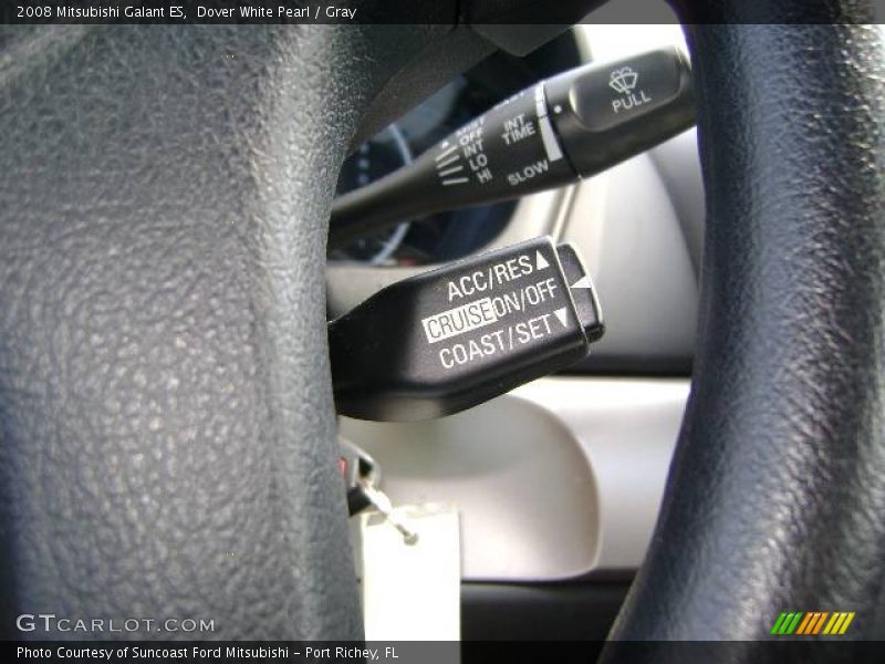 Dover White Pearl / Gray 2008 Mitsubishi Galant ES