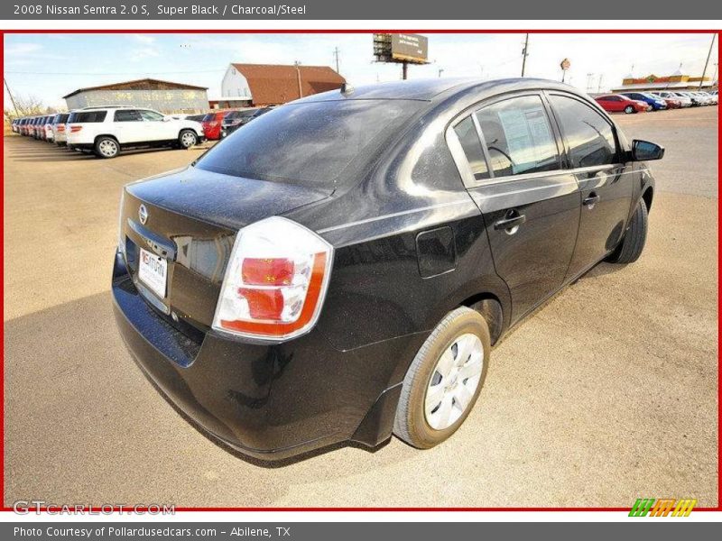 Super Black / Charcoal/Steel 2008 Nissan Sentra 2.0 S