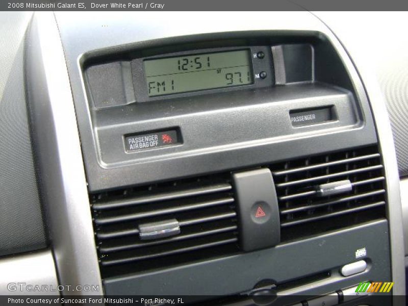Dover White Pearl / Gray 2008 Mitsubishi Galant ES